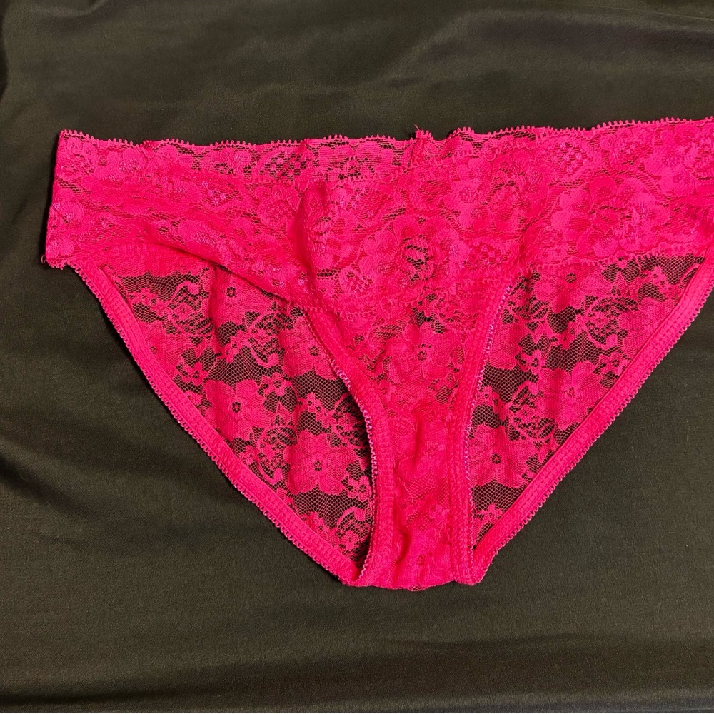 Yandy Vibrant Pink Lace Panties